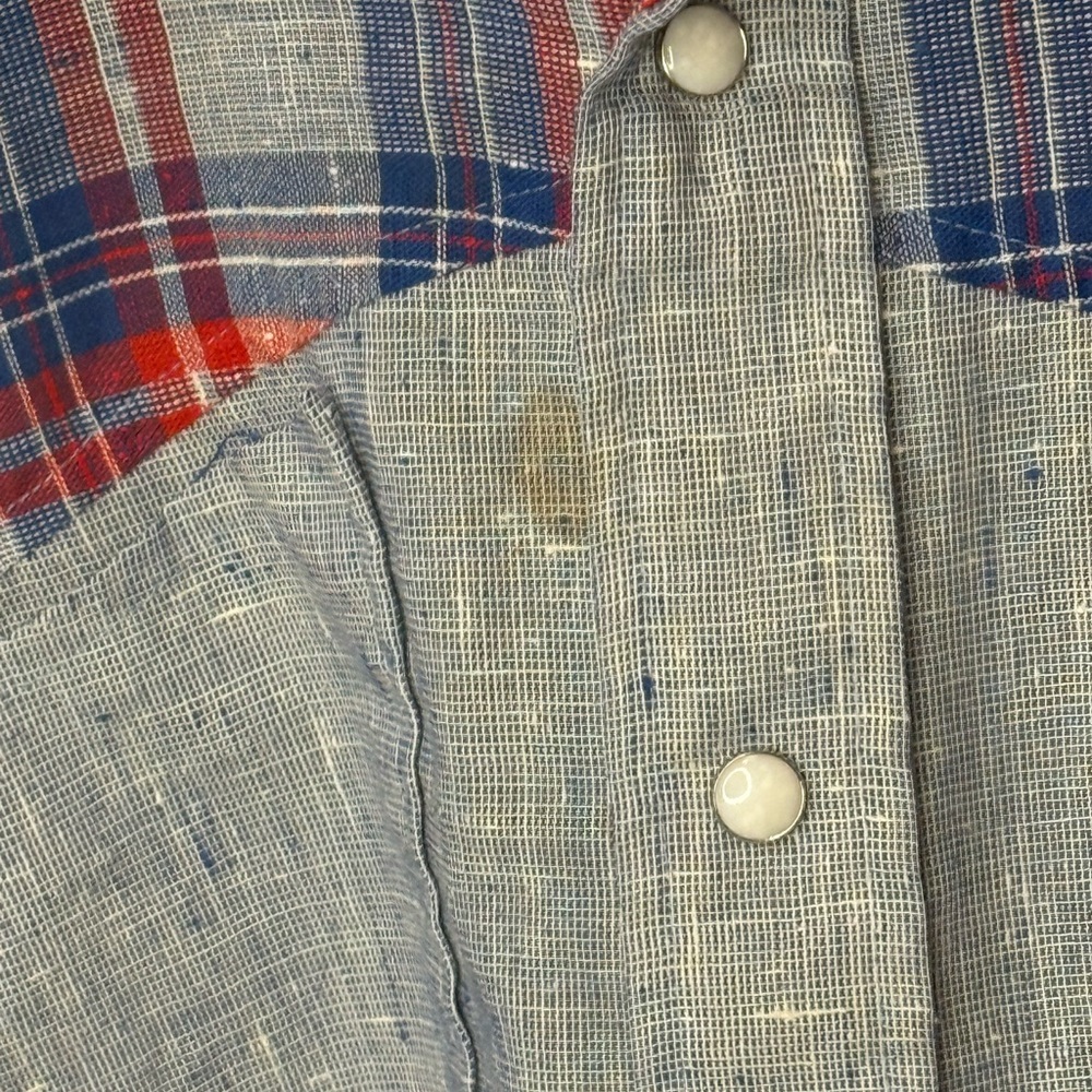 Vintage H.I.S 70s Western shirt. Boho, disco cowboy - Picture 4 of 5